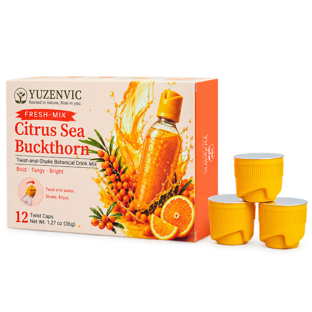 Citrus Sea Buckthorn — 12 Fresh-Mix Caps