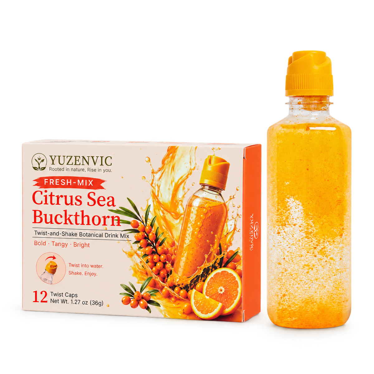 Citrus Sea Buckthorn — 12 Fresh-Mix Caps