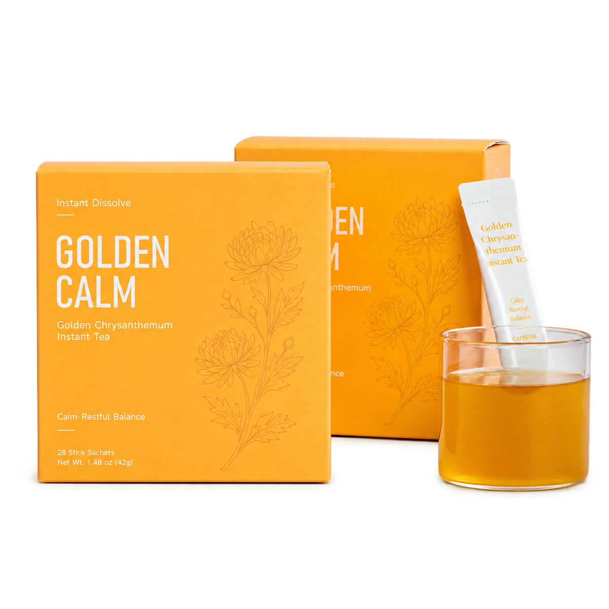 Golden Calm — 28 Stick Sachets