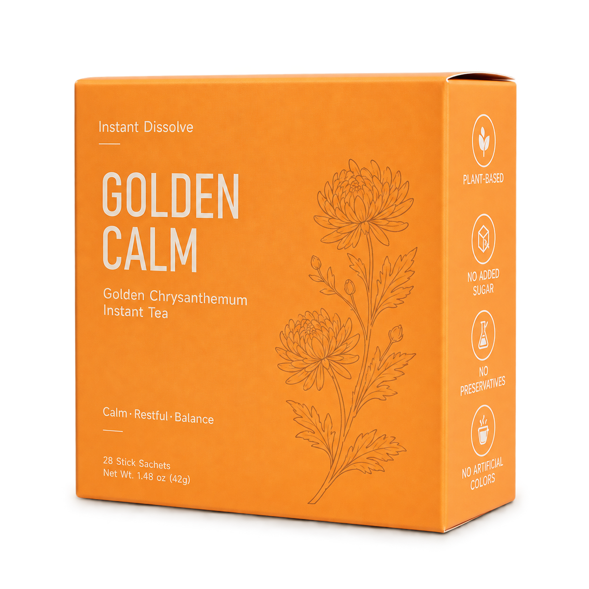 Golden Calm — 28 Stick Sachets